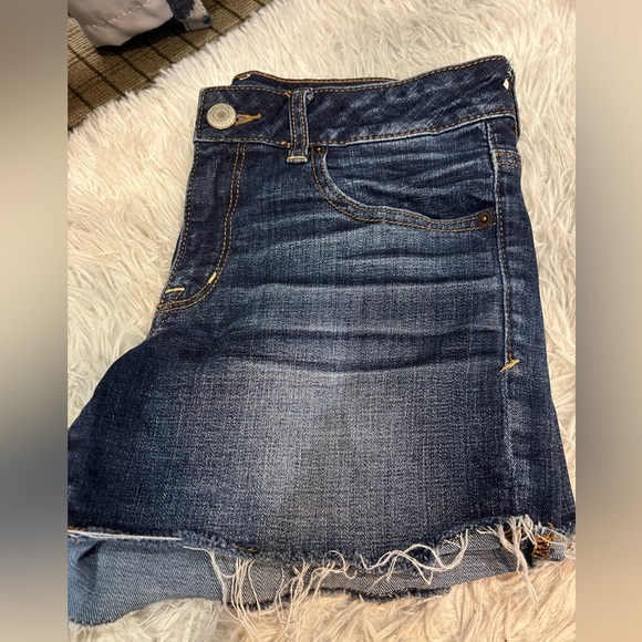 American Eagle Shortie Jean Shorts Size 8 - Picture 7 of 7